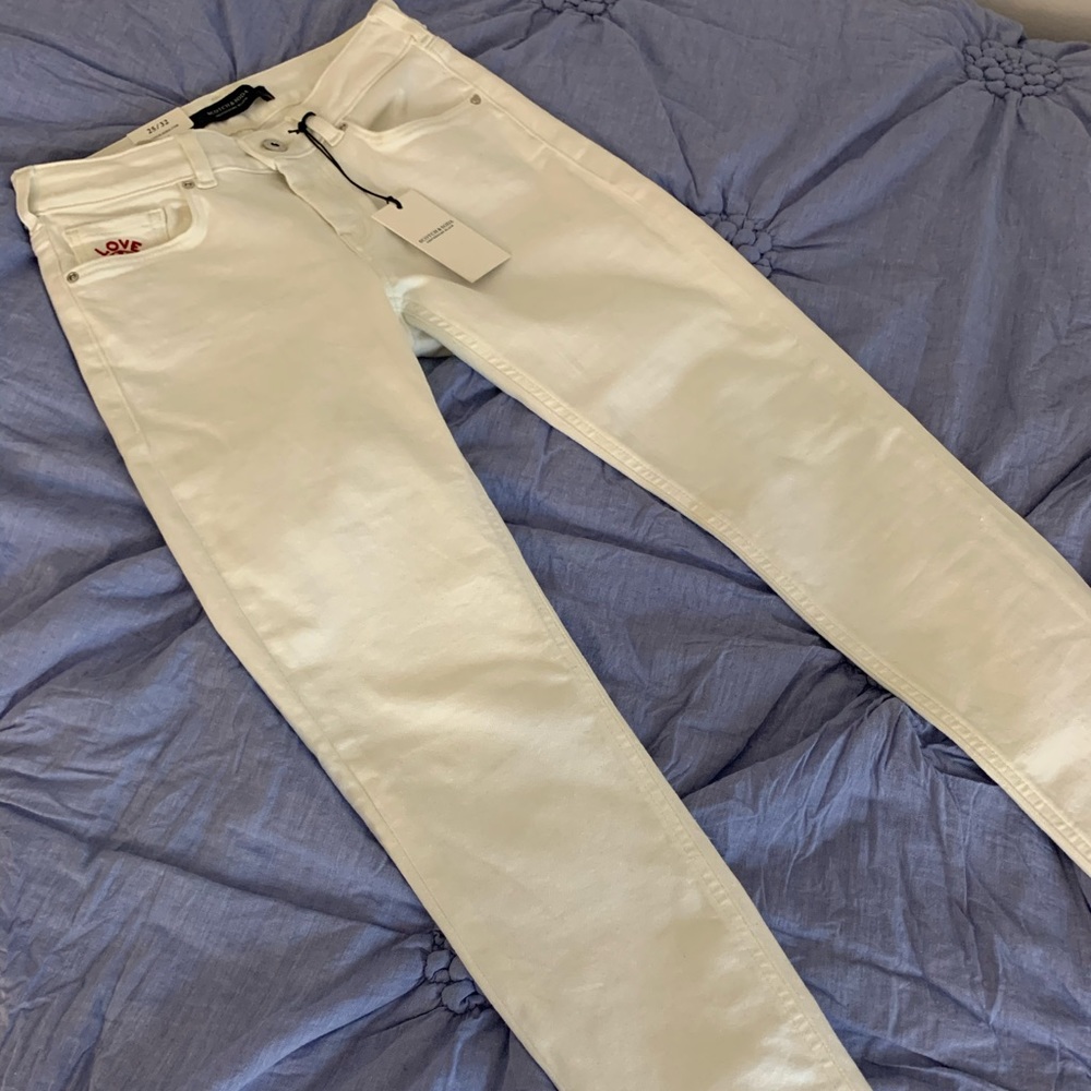 Scotch & Soda Mid Rise Skinny Pants